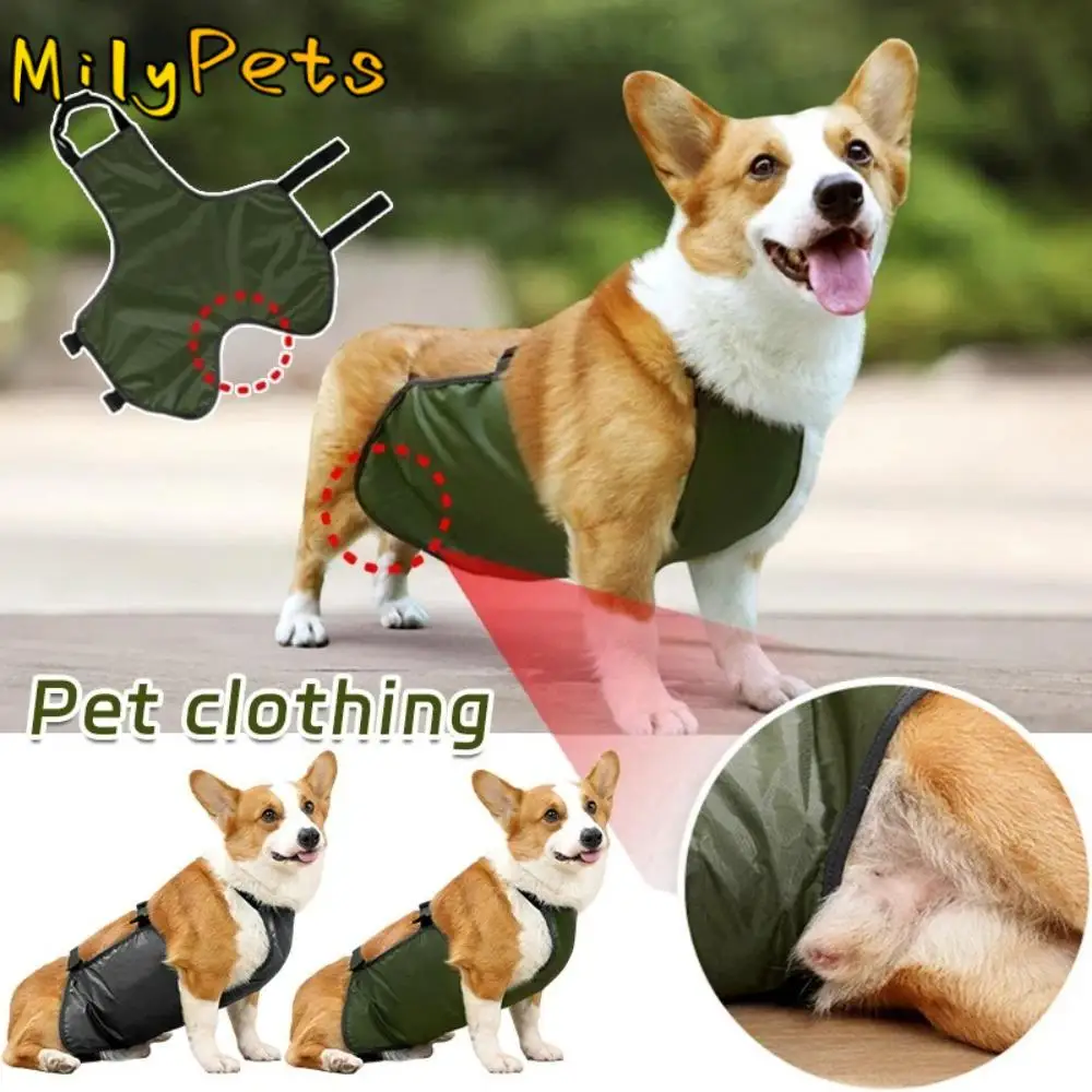 

Durable Waterproof Pet Dog Bellyband Clothes Anti-dirty Breathable Dog Protective Belly Cover Windproof Dog Costume Pet Supplies