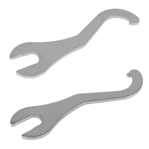 15.5*4.4cm 자전거 렌치 하단 브래킷 크랭크 스패너 잠금 링 리무버 잠금 링 리무버 스테인레스 스틸 사이클링 자전거 부품