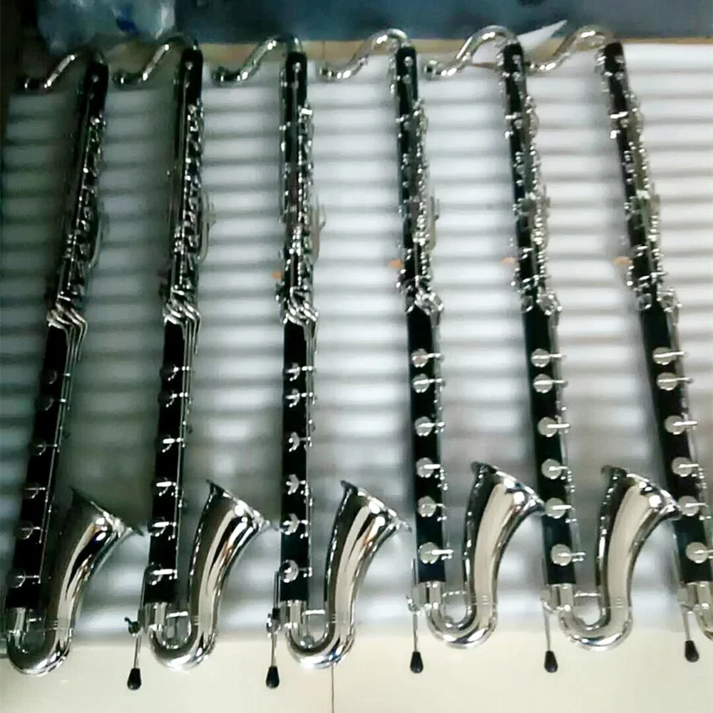 Professional Production of Synthetic Wood Bass Low C Clarinet Instruments