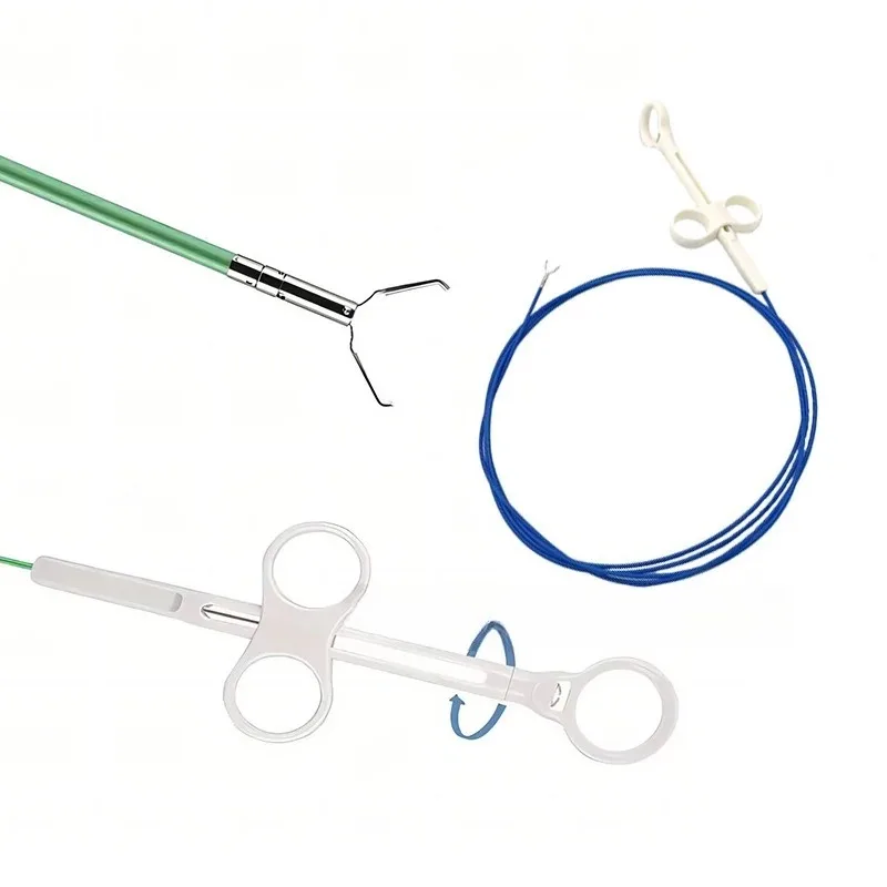Disposable Endoscopic Rotatable Hemostatic Clip 16mm Opening 2300mm Length, Gastroenteroscopic Soft Tissue Closure Clip
