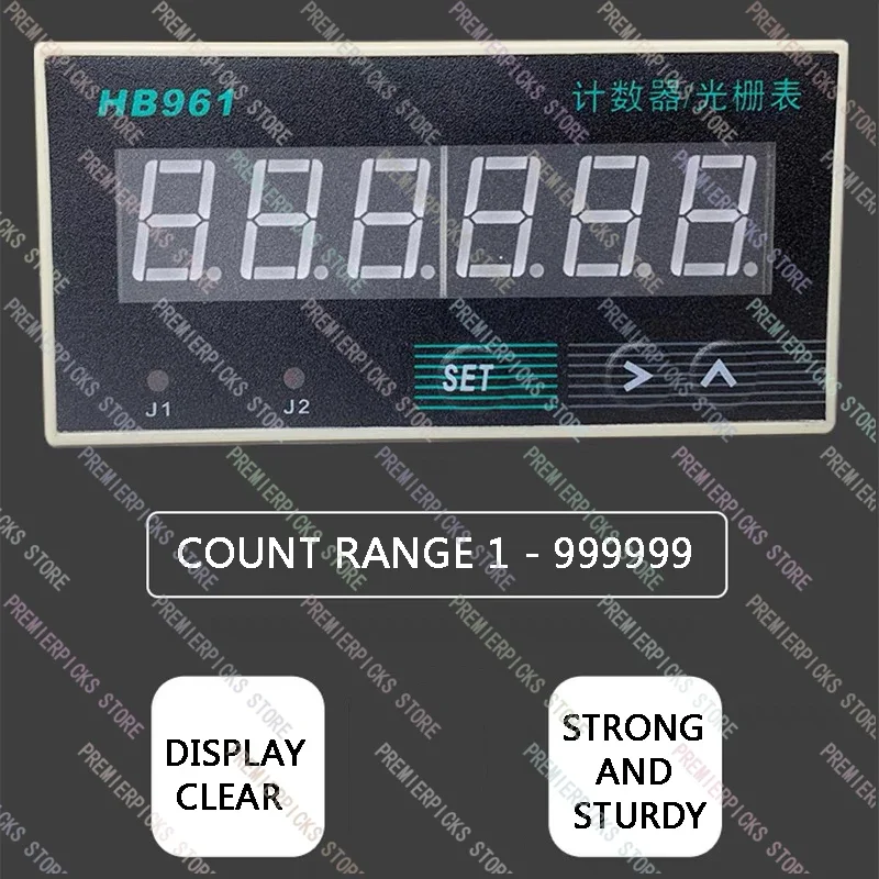 HB961 Electronic 6-Digit Display Intelligent Reversible Meter  Grating  with 2 Sets of Outputs Is Common To Hp961