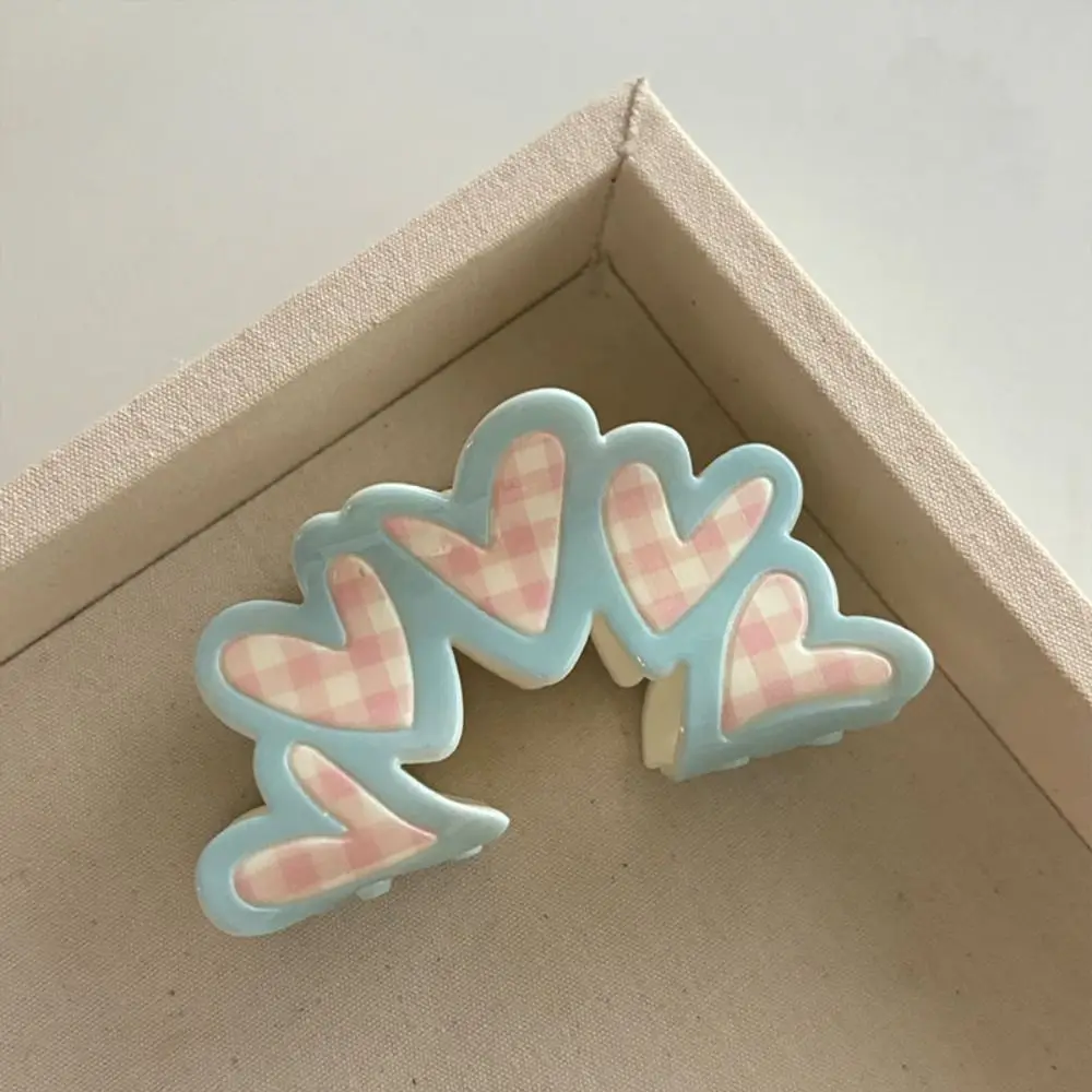 

Korean Style Lattice Hair Crab Clip Triangle Square Acrylic Bow Hair Claw Hair Accessories Hairgrip Geometry Shark Clip Outdoor