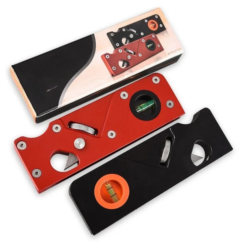 Woodworking Chamfer Plane Multi Cutter Head Set Hand Trimming Edge Planer 45 Degree Bevel Corner Shaving Tool Manual Carpenter