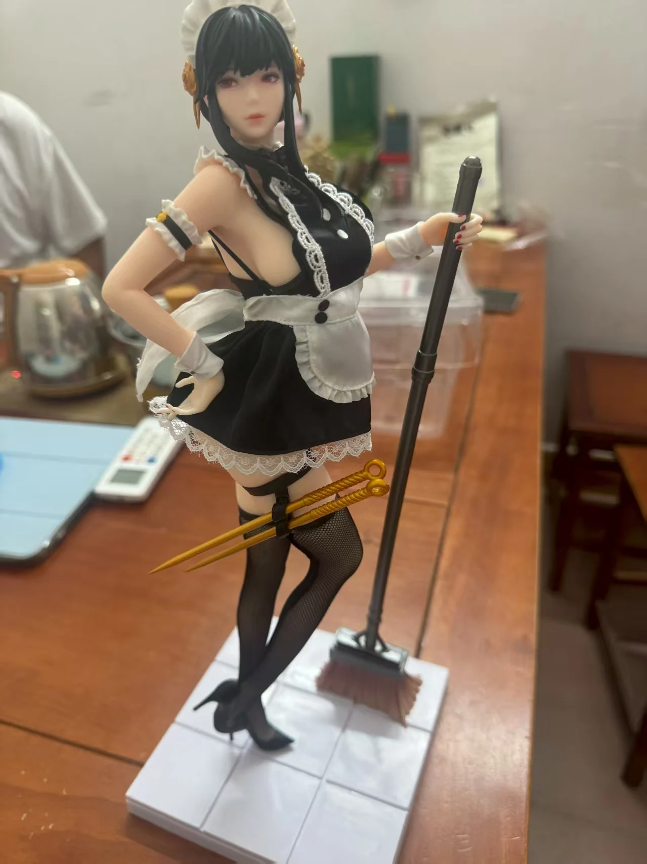 

Spy × Family Yor Forger Maid Ver Chiyan Studio Girl Toy Japanese Anime Figures PVC Action Figure Toy Game Collectible Model Doll