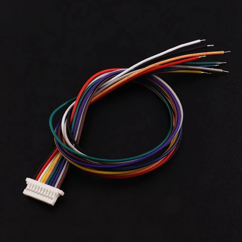 10pcs SH1.0 Electronic Wire Single Head Tin Plated Connecting Line 10cm/15cm/20cm SH 1.0mm Pitch Cable 28AWG 2/3/4/5/6/7/8/9/10P