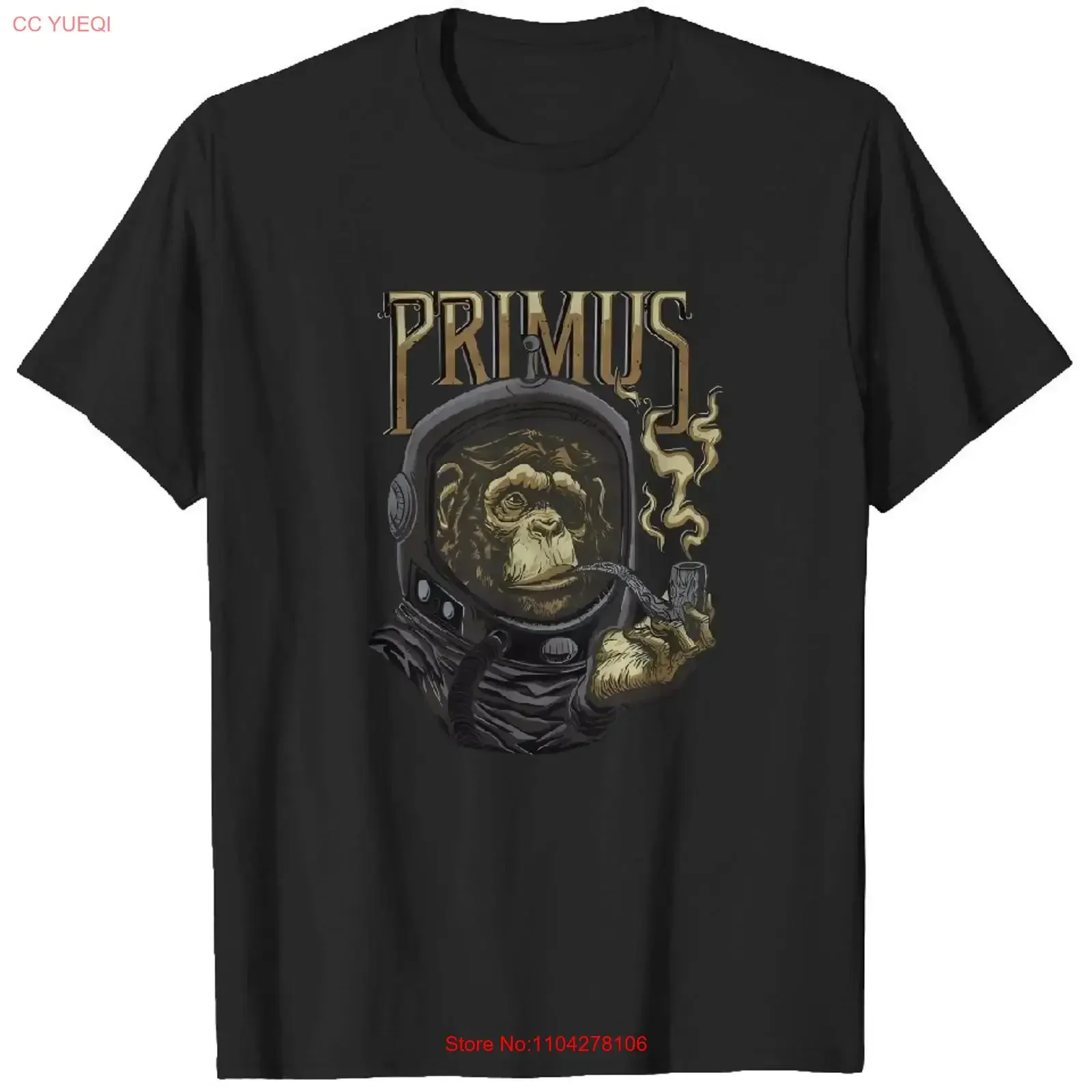 Primus Monkey Metal Rock Band Vox Vintage T Shirt long or short sleeves vintage Washed Top For Everyday Wear Comfortable Casual