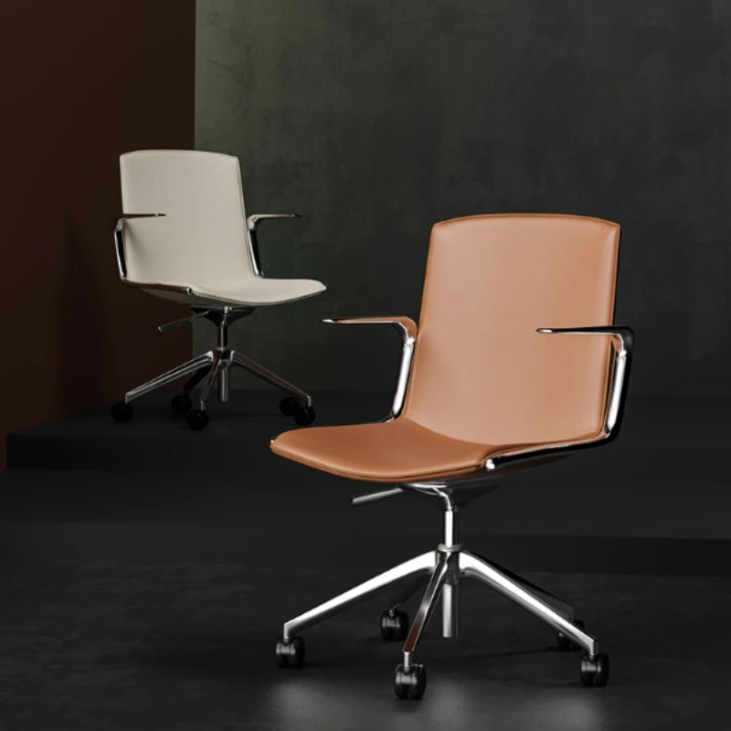 

Luxury Conference Office Chair Ergonomic Simple Italian Comfortable Computer Study Chairs Ergonomic Design Silla Home Office