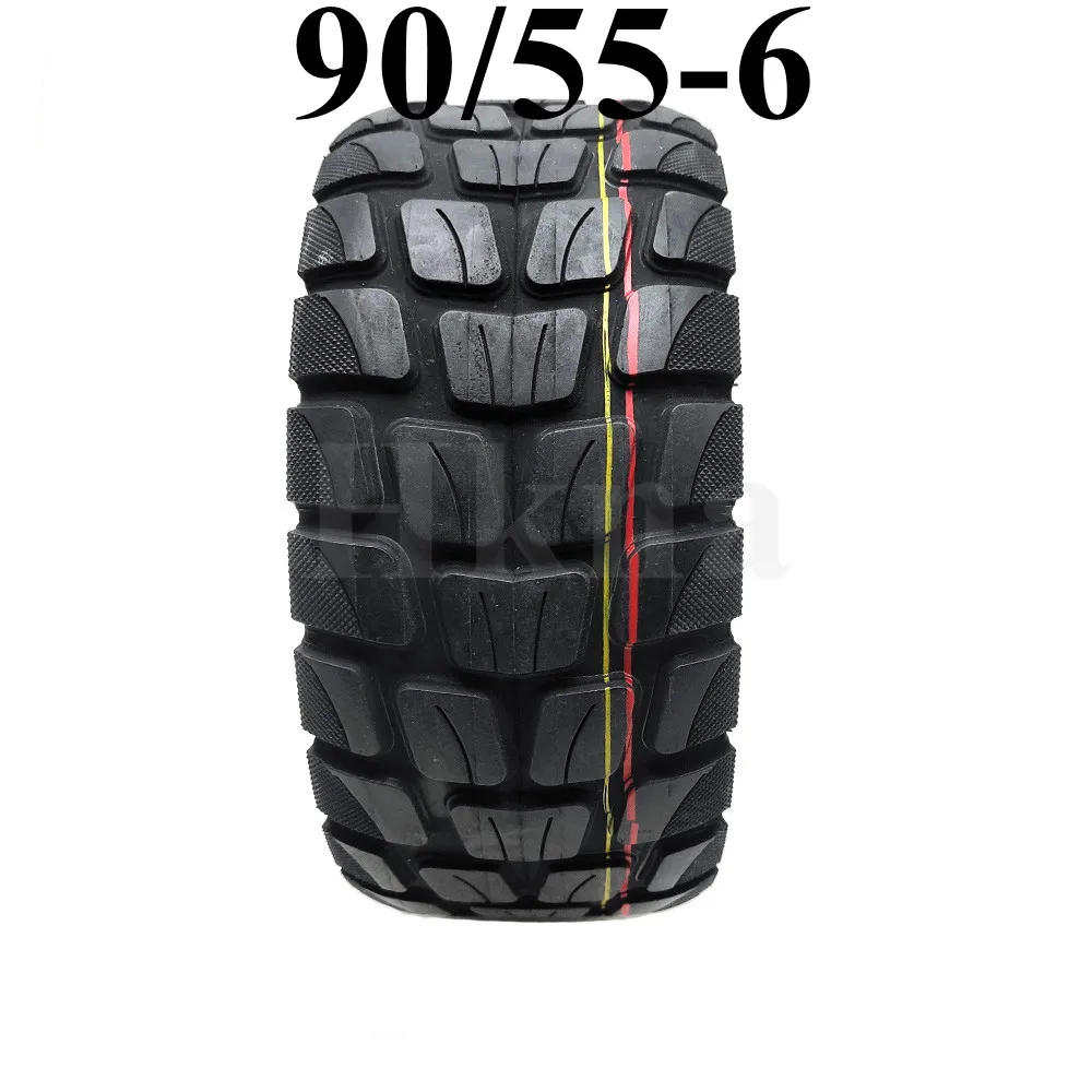 Good Quality 90/55-6 Tubeless Tyre Thickened Off-road Vacuum Tire for Electric Scooter Accessories