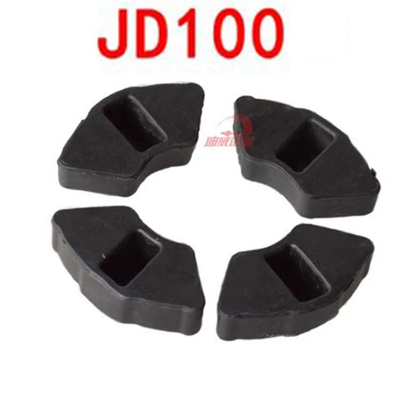 4 Stuks/set Motorfiets Buffer Rubber Bumper Blok Voor JD100 Jd 100 100cc