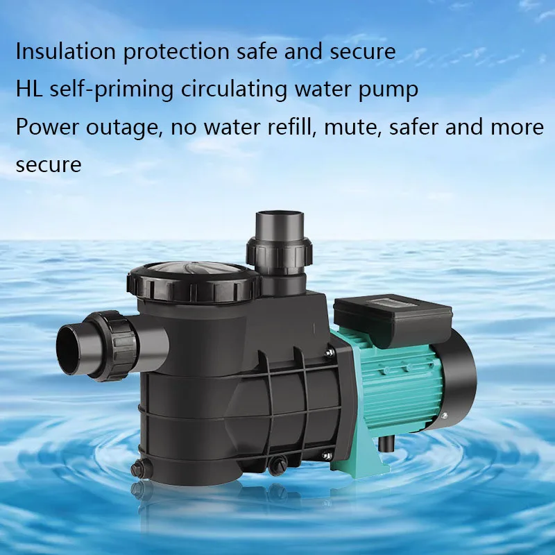 New large flow water pump water circulation filter pump swimming pool pump self-priming circulation pump