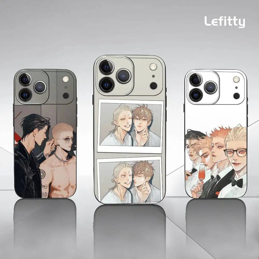 حافظة هاتف كاريكاتير 19 يومًا لهاتف آيفون 17 16 15 14 13 12 11 Pro Xs Max Mini XR X Plus غلاف ناعم أسود بلوري Funda