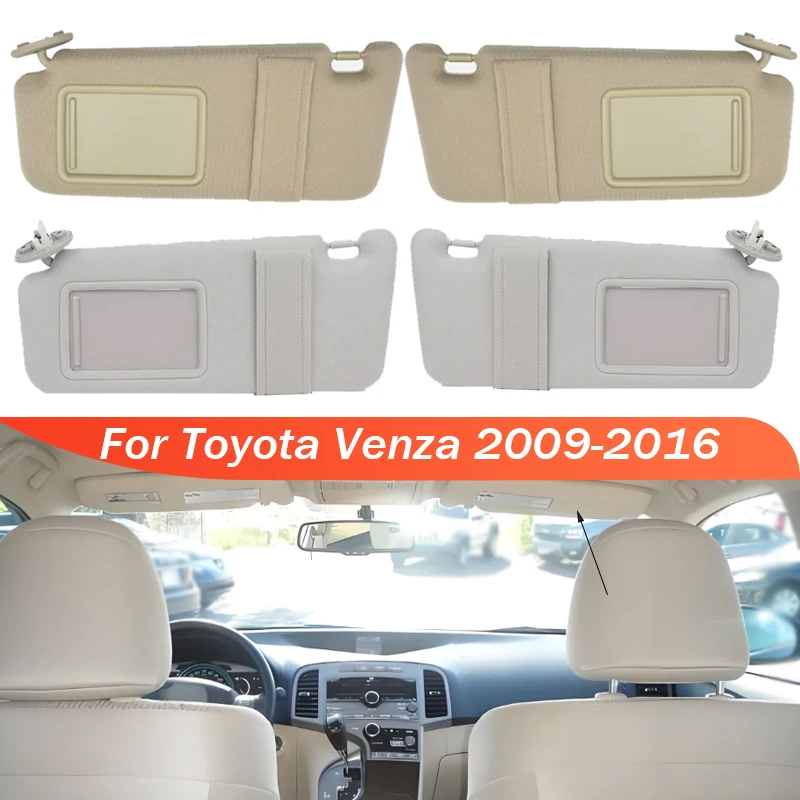 

For Toyota Venza 2009 2010 2011 2012 2013 2014-2016 Car Sun Visor Without Light Driver Passenge Side Sunshade 74320-0T022-B1