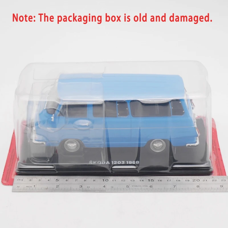 

IXO масштаб 1:24 Skoda 1203 1968, фургон, имитация модели автомобиля, коллекция сувениров, статический дисплей, украшение автомобиля