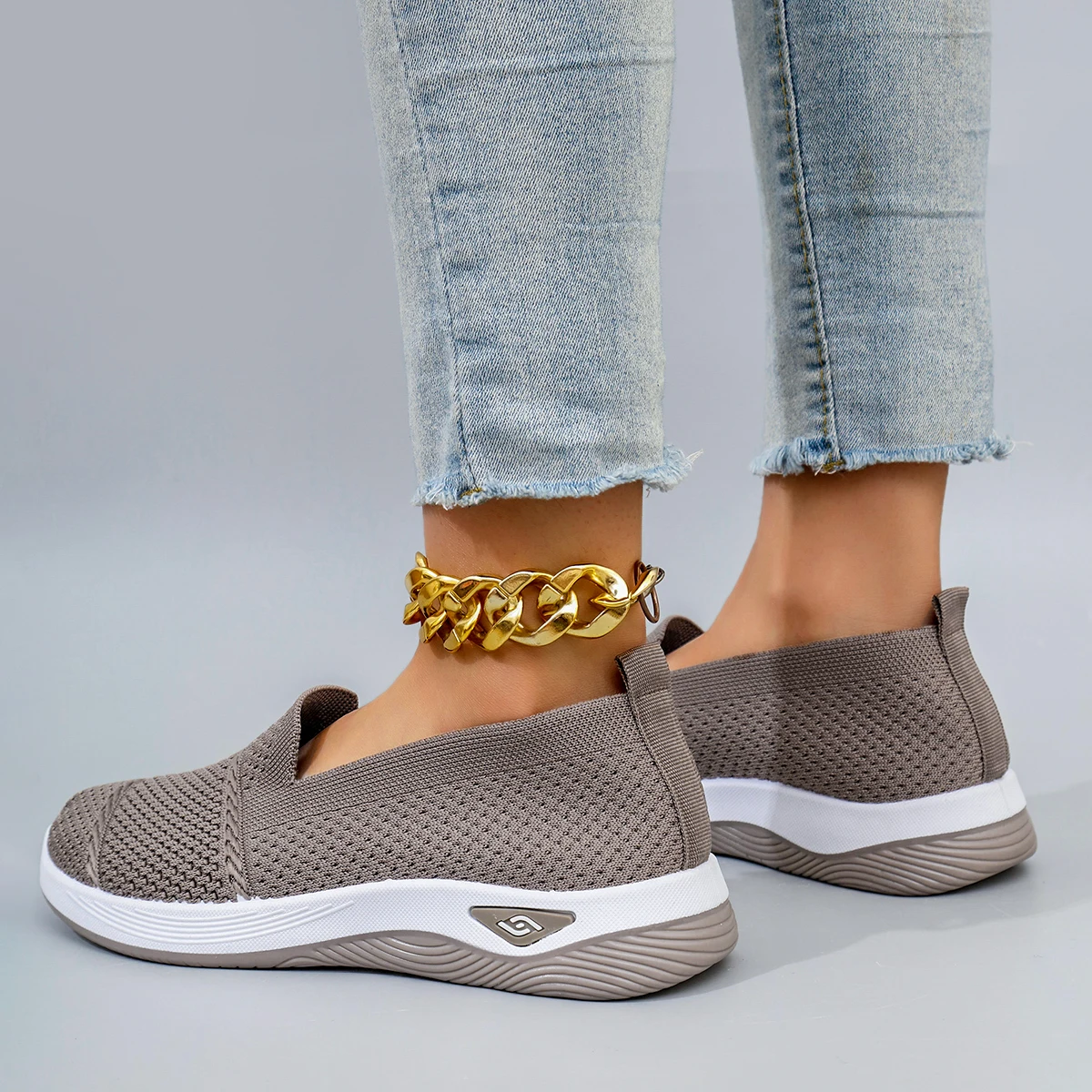 Chaussures plates d'été en maille respirante pour femmes, baskets décontractées, liquidation, livraison gratuite