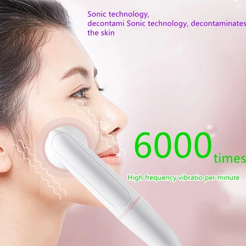 Sonic Silicone Facial Cleansing Brush Waterproof Electric Face Pore Cleaner Skin Cleansing Beauty Device - view 5