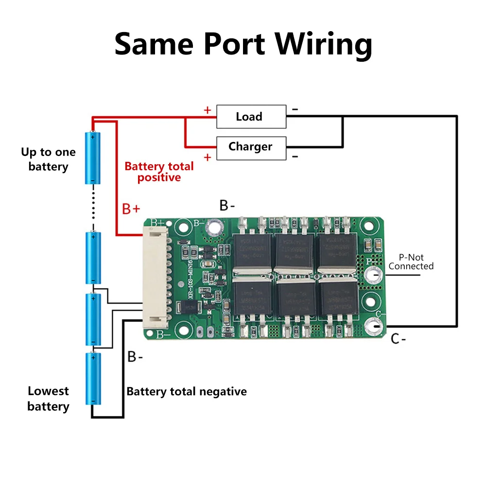 BMS 10S 36V 20A Battery Protection Board Ternary Acid Battery Balance Equalize Protection Circuit Module For Ebike/Escooter