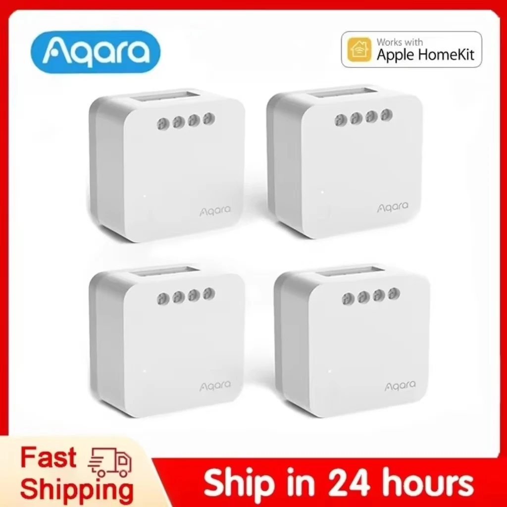 Aqara Single Channel Control Module T1 Zigbee 3.0 Wireless Relay Controller 1 Channel No Neutral Remote Work with Apple Homekit
