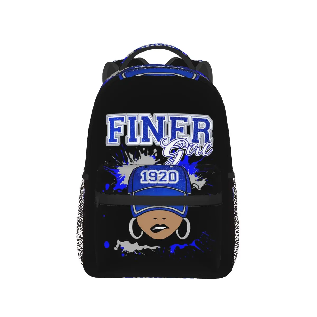 Finer 1920 Zeta Beta Line Sisters S Student Backpack School Bag Hiking Travel Daypack Boys Girls Fashion Bookbag Shoulder Bags