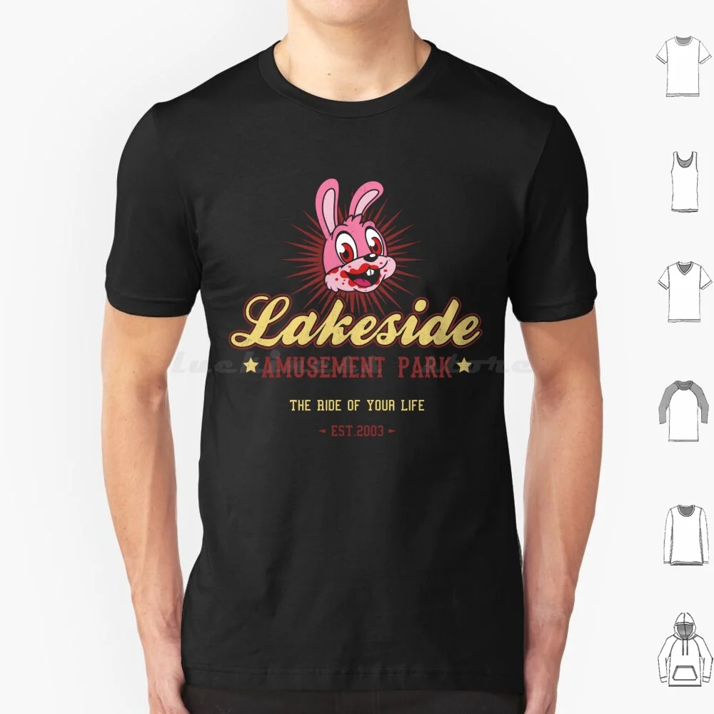 Lakeside Park T Shirt Big Size 100% Cotton Silent Hill Park Robbie The Rabbit Horror Games Alessa Mist Vintage