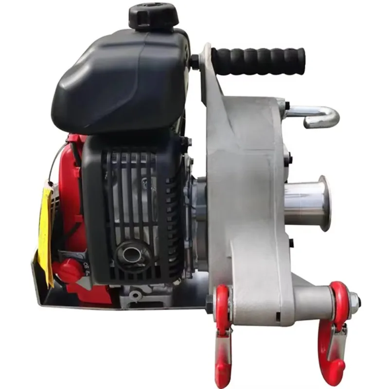 

Light Weight Outdoor Use Small Portable Petrol Engine Driven Capstan Windlass Wire Rope Winch