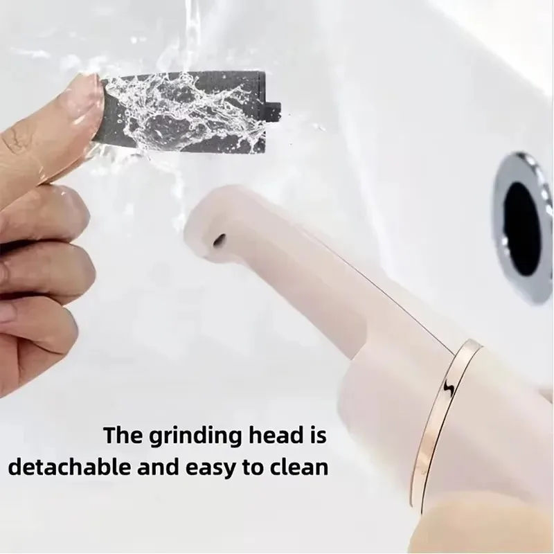 

Electric Dead Skin Remover Pedicure Tool USB Rechargeable Automatic Foot Grinder for Cracked Heels with 2 Roller Heads