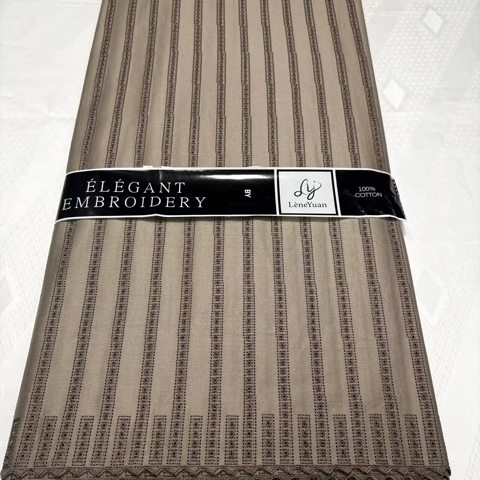 Luxury Pure African 100% Cotton Dry Lace Polished Fabirc Good Quality Swiss Voile Lace Fabric Nigeria Sew Uniform 5 Yards 16A96 view 6