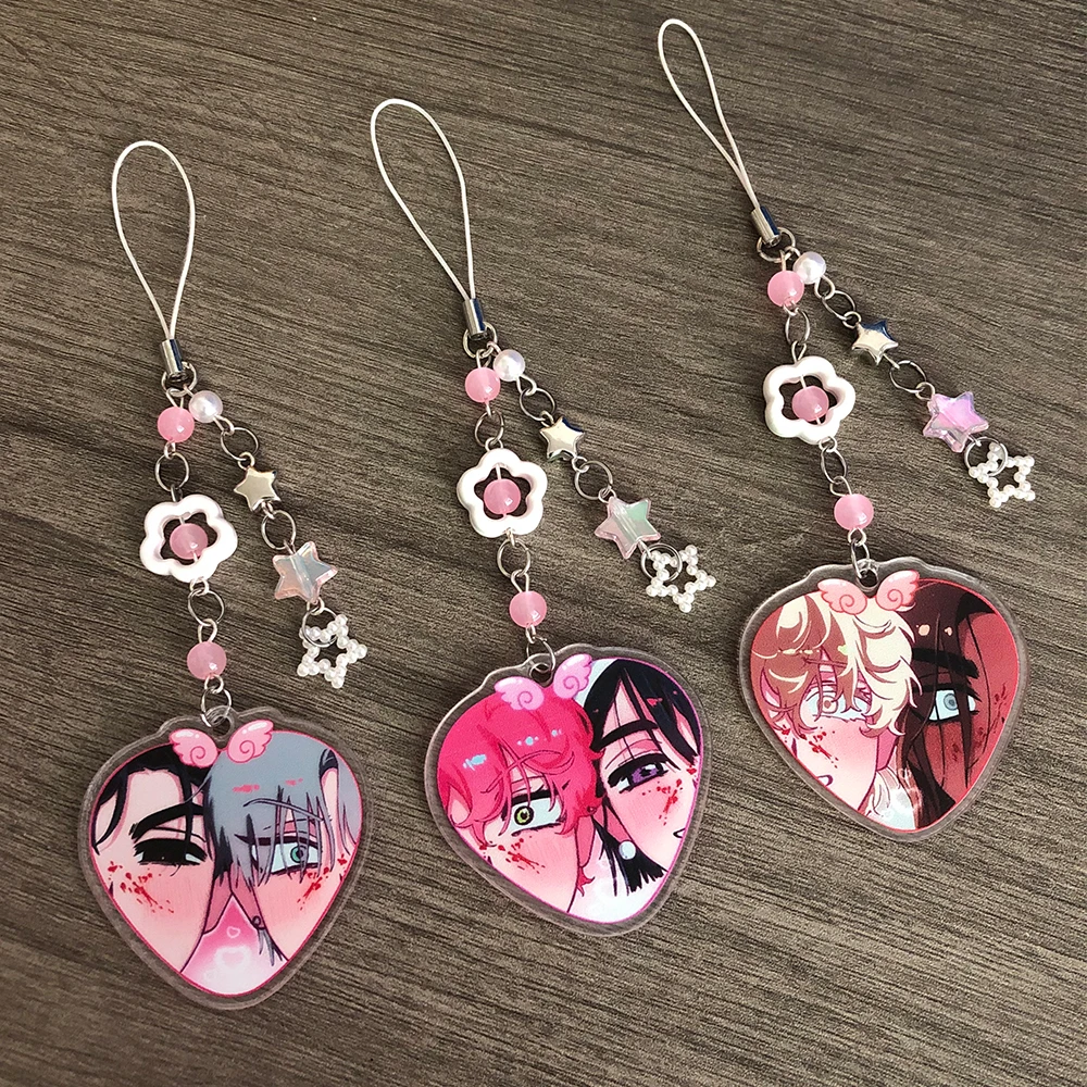 Anime Figur Perlen Schlüsselanhänger Alien Bühne Ivan bis Mizi Hyuna Sua Luka Handykette Cosplay Requisiten Paar Freunde Geschenke – Detail 3
