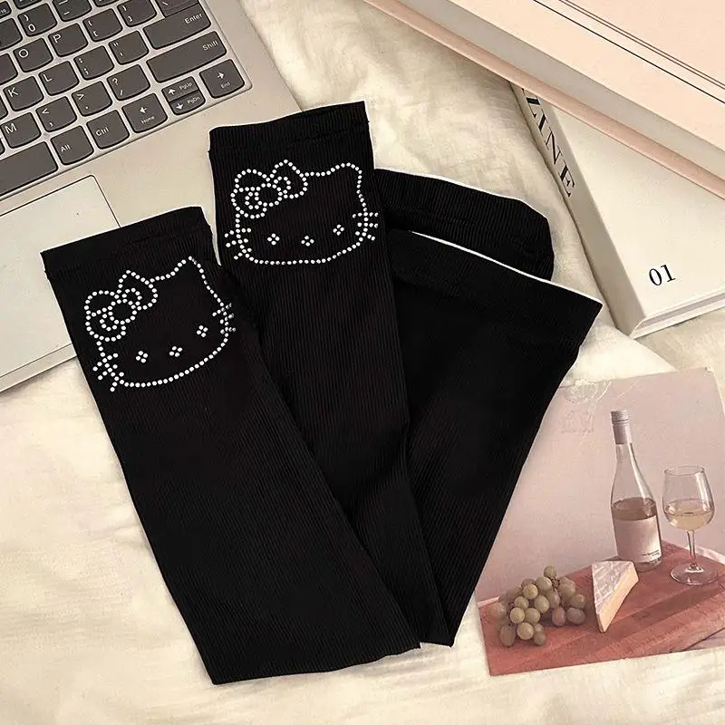 Hello Kitty Ijsstof Anti-Uv Zonnebrandcrème Hardlopen Fietsen Mouw Compressiemouwen Dames Outdoor Zomer Rijden Ademend Cadeau