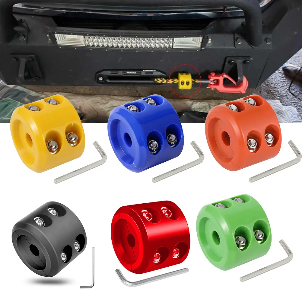 Winch Hook Stop Rubber Winch Stopper For Cable Truck UTV ATV Winch Cable Stopper With WrenchCar Modification Accessories