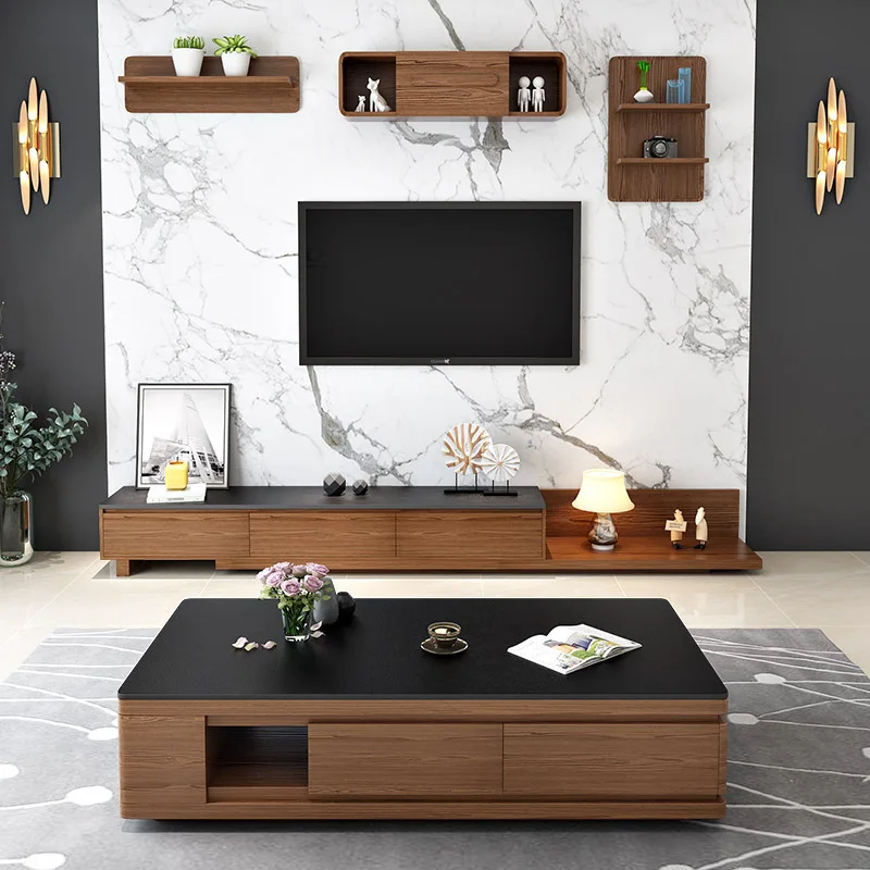 

！@Hot Sell Cheap Wooden Side Table Home Hotel Living Room Wood Furniture Coffee Table