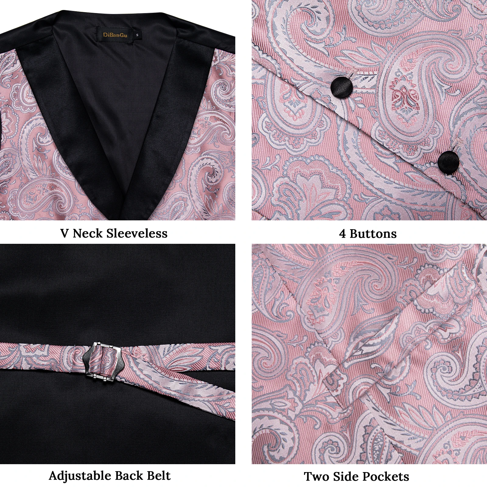 Colete Masculino Formal Dourad - Formal Vest Waistcoat avaliação e preço