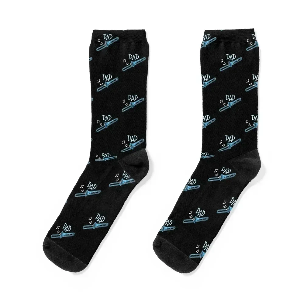 

Father's Day Trombone Dad Trombonist Socks anime cute aesthetic Socks Men Women's