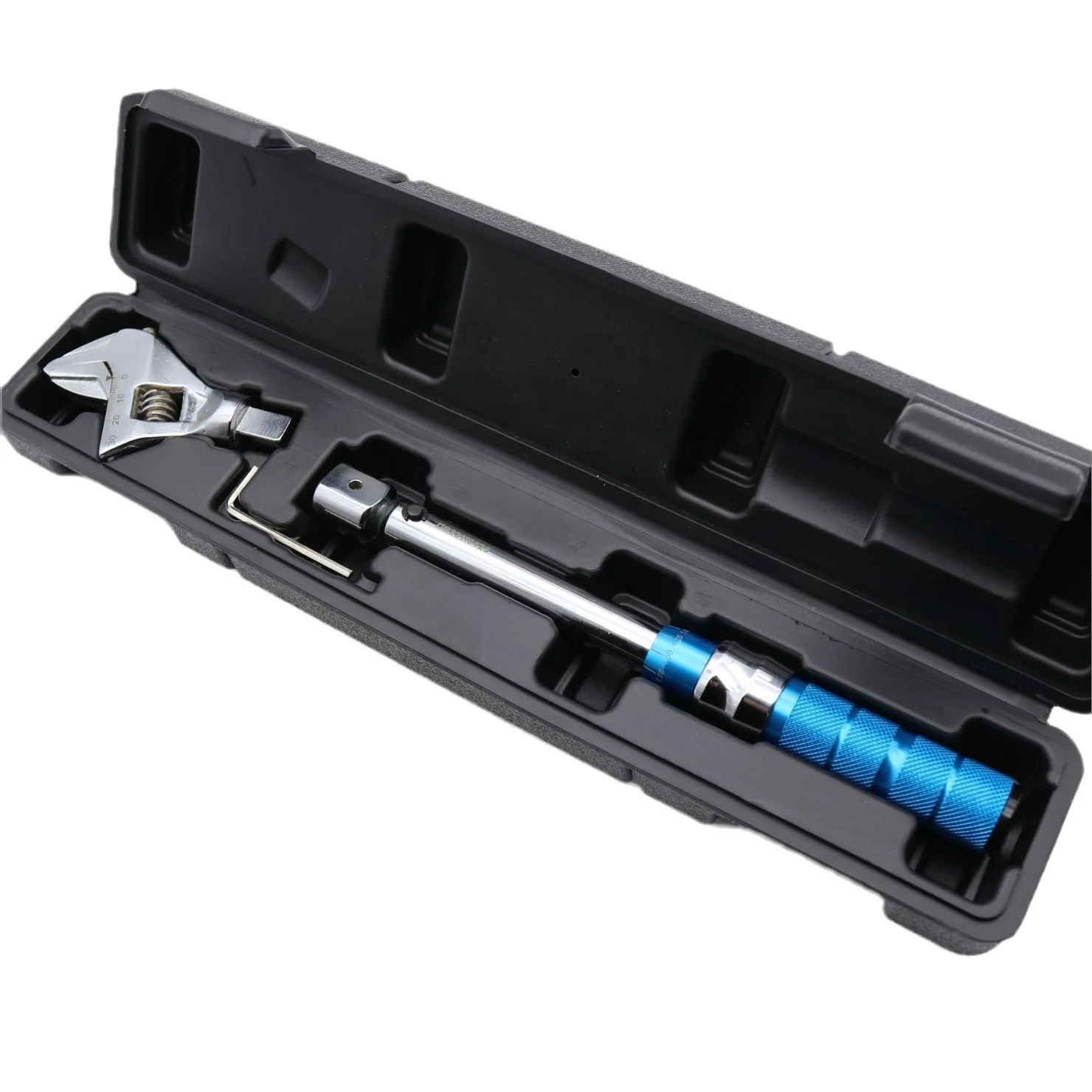 

Набор динамометрических ключей для велосипедов из хромованадиевой стали 1/4 дюйма, предустановленный крутящий момент 5-25 Нм, хромированный трещоточный ключ, настраиваемый OEM-набор для ремонта велосипедов, в хромированном кейсе