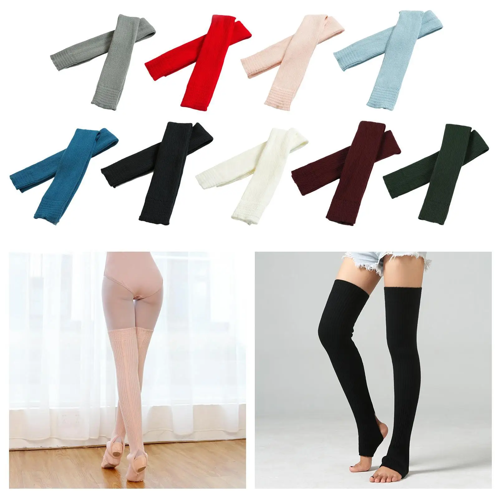 

Ballet Leg Warmers Leg Protection Keep Warm Boot Socks Y2K Leg Stockings Leg