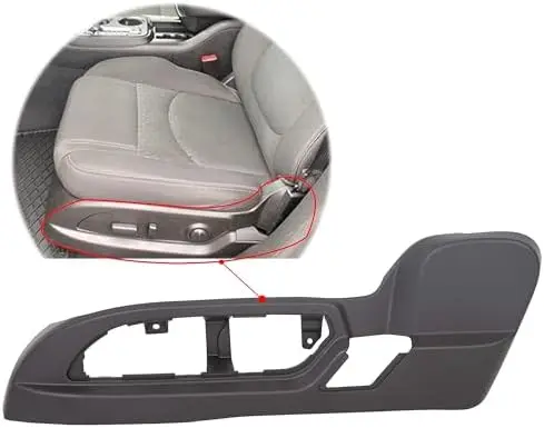 

ECOTRIC Driver Seat Trim Panel for 2009-2017 Buick Enclave, Chevy Traverse, GMC Acadia – Black (Replaces 25941769)