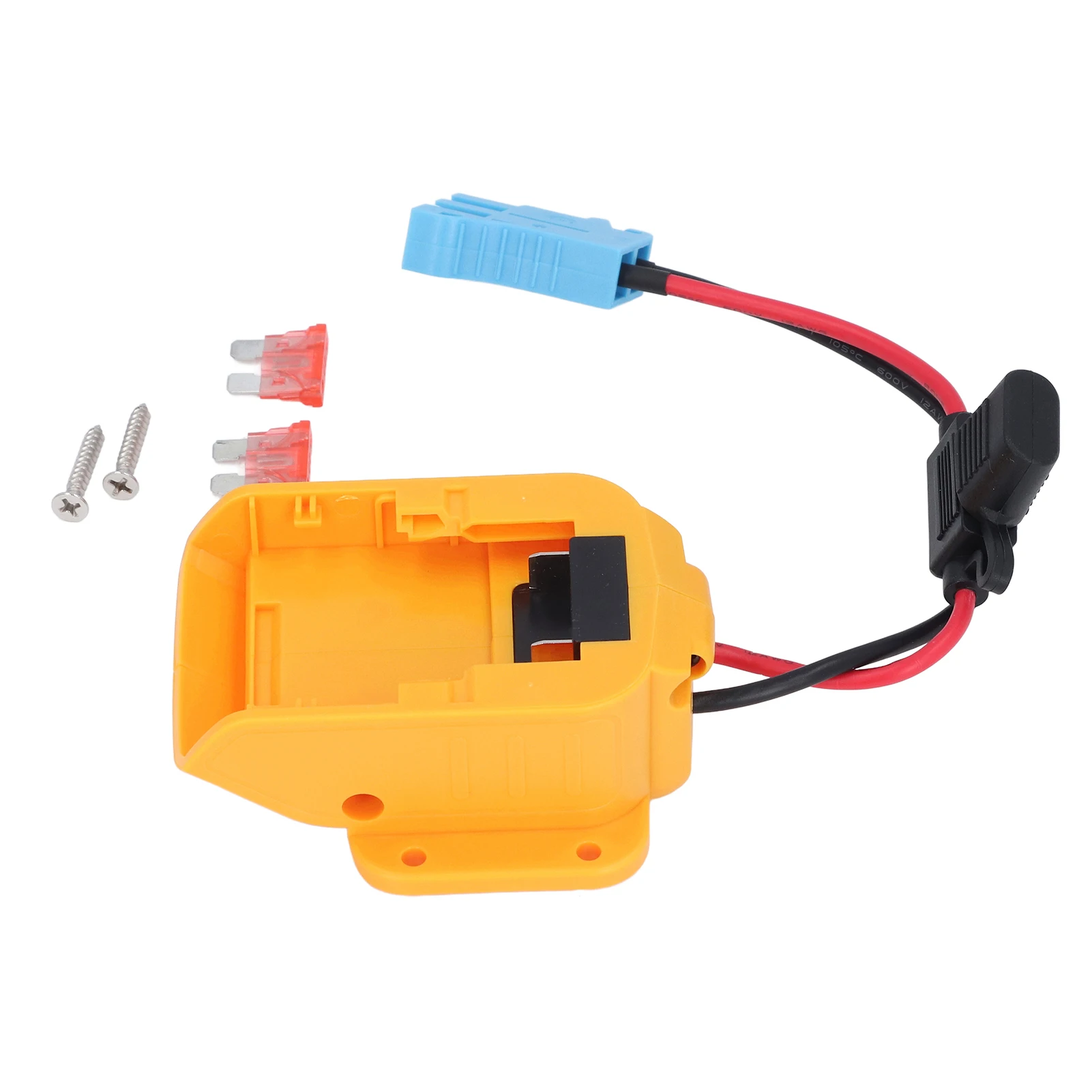 

Power Tool Battery Adapter for DCB200 20V 18V Riding Toys Lithium Battery Converter with Wire Harness Connector Black Connector