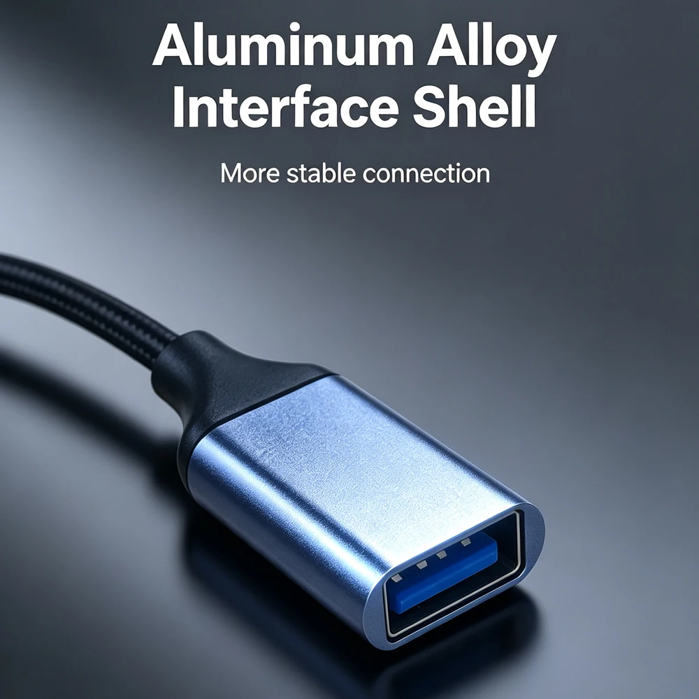 Type-C OTG Cable Adapter USB to Type C Adapter Connector for Xiaomi Samsung S20 Huawei USB C to USB A Adapter For MacBook Pro
