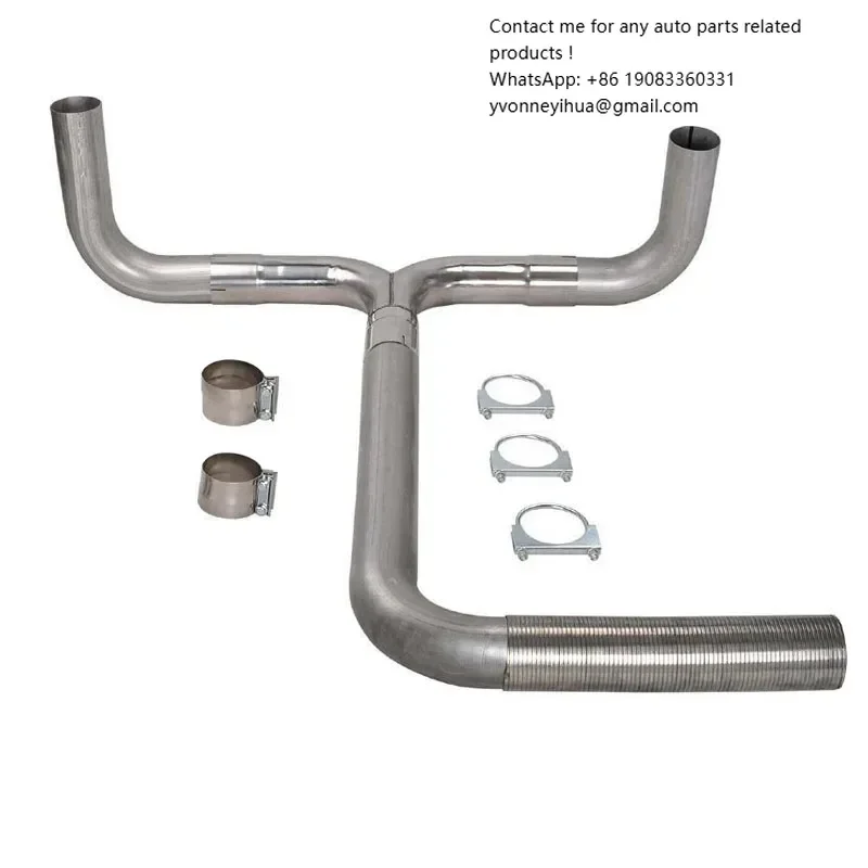 

Minimum order quantity: 20 sets. 5" DUAL STACK T PIPE EXHAUST SMOKER MUFFLER POWERSTROKE HEAVY DUTY FULL SIZE TRUCK