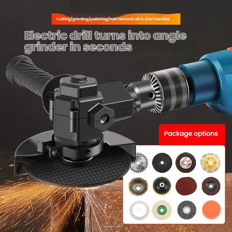 

Handheld Electric Drill Angle Grinder Conversion Head Set Conversion Connection Cutting Blade Polishing and Polishing Tool