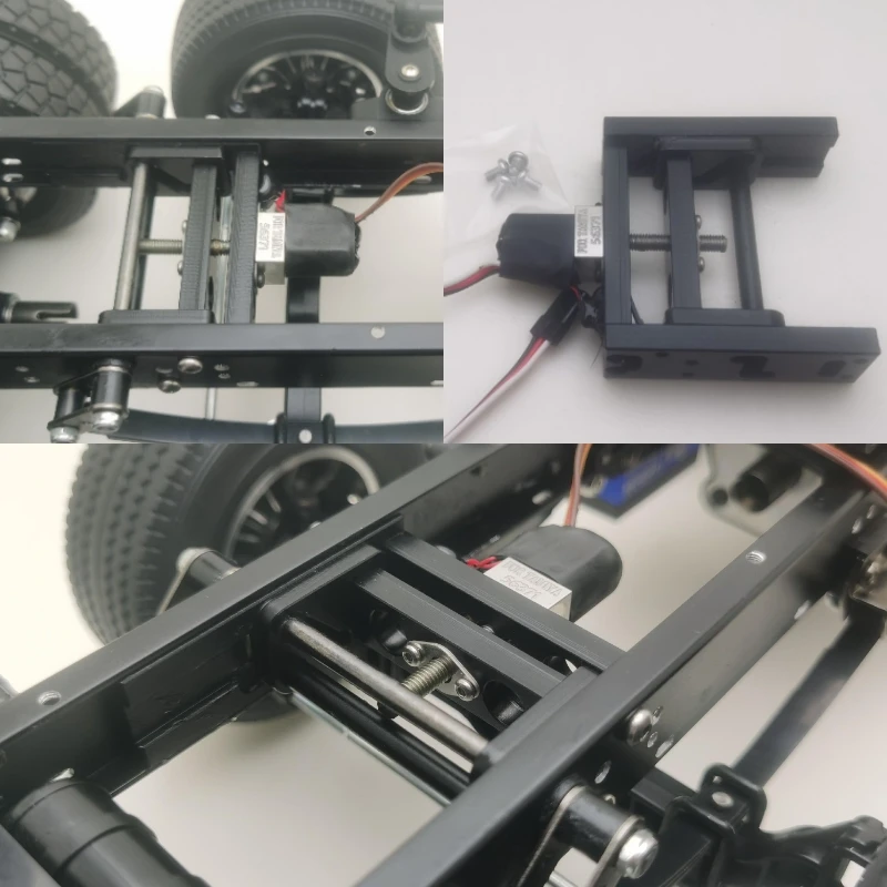 Maßstab 1:14 770S Achslift-Aufhängungssatz Refit für 1/14 Tamiya RC LKW Anhänger Kipper Scania 8X4 770S 56371 Auto Diy Metallteile