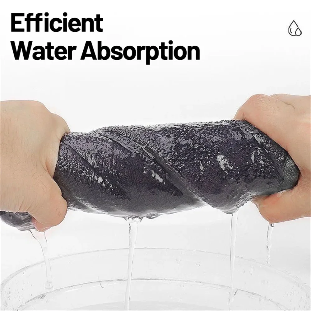 1-10PCS Car Wash Towel Ultra-fine Fiber Car Cleaning Cloth Soft Clean and Dry Cloth Edge Sealing Strong Water Absorption Rags image 5