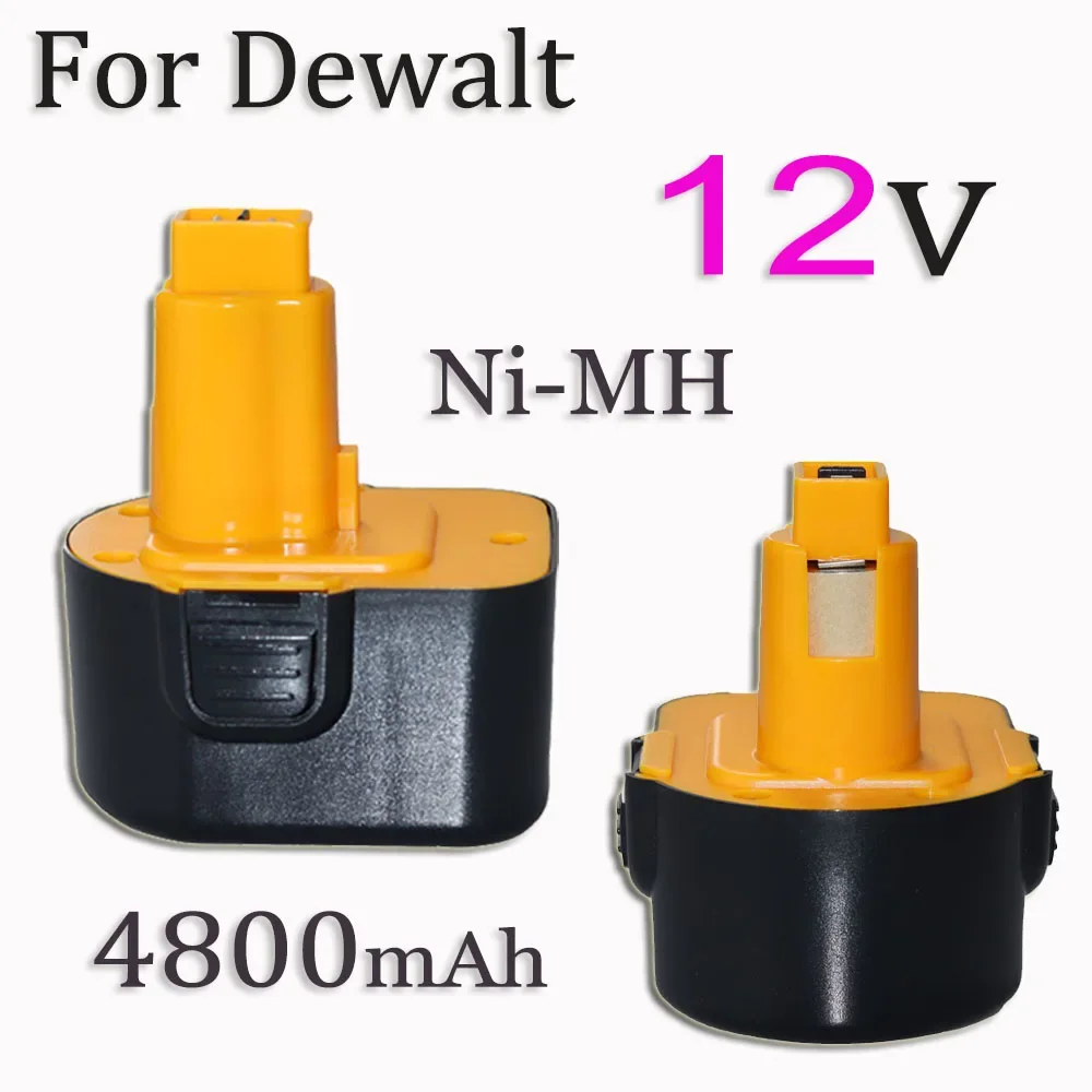 

12V 4800mAh Ni-MH battery For Dewalt DE9071 DC9071 DE9074 DE9075 DE9501 DE9072 12V Battery Power Tool