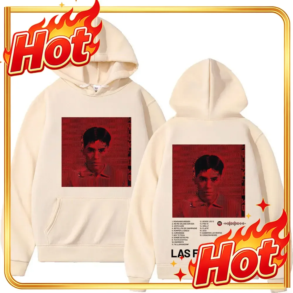 Rapper CRIS MJ Tour 2025 Album Graphics Hoodie Men Women Fashion Vintage Pullover Winter Long-sleeved Hip-hop Casual Sportswear