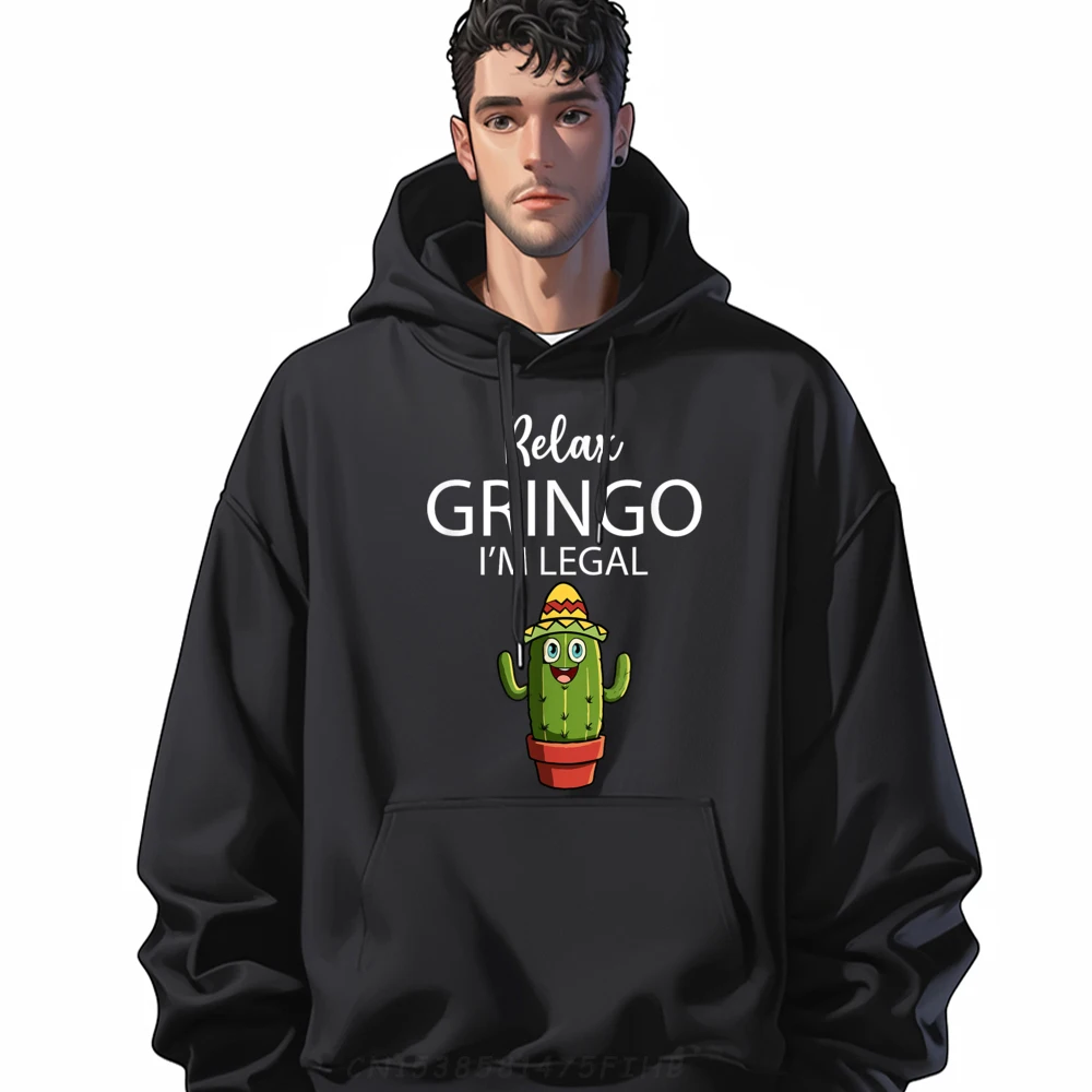 

Sweatshirt Cinco De Mayo Relax Gringo Summer Funny Normal Long Sleeve Crewneck Male Hoodies Normal Sweatshirts