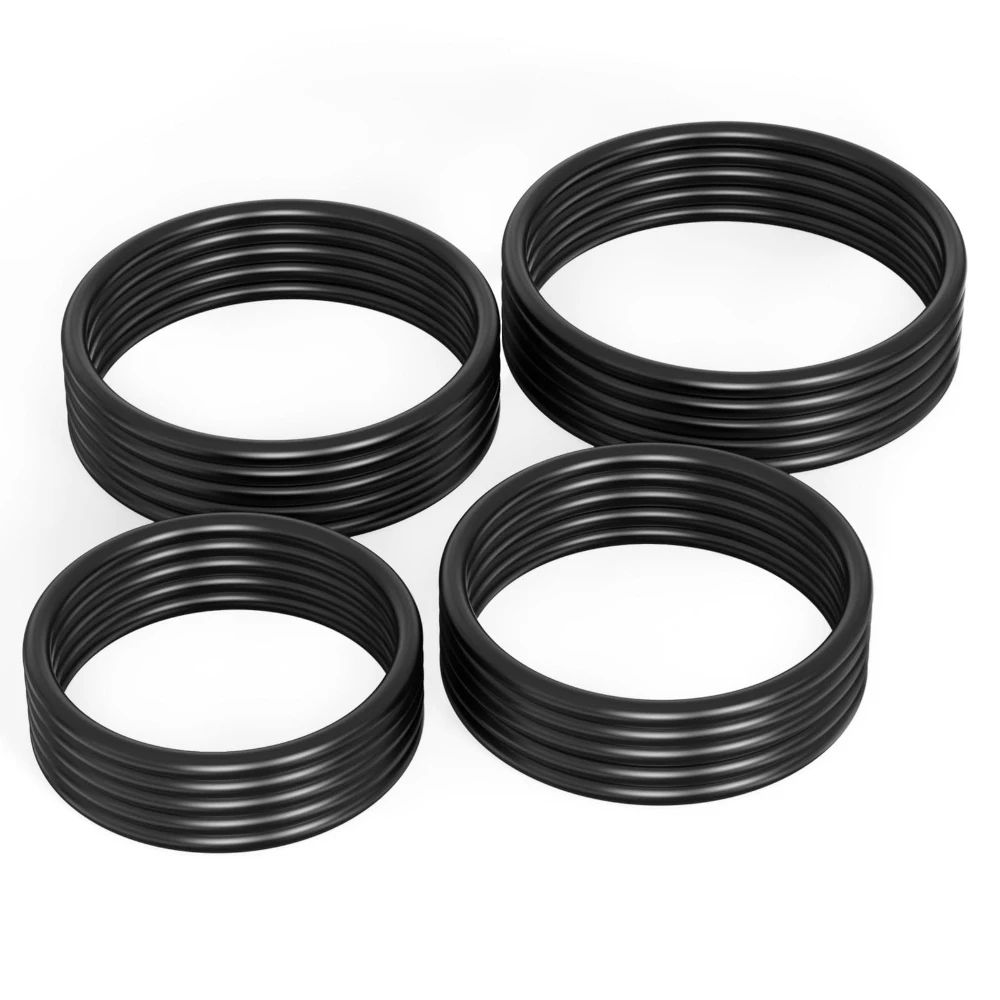 

950/990 шт. черных нитриловых (NBR) уплотнительных колец из фторкаучука для автомобилей, ванных комнат, клапанов и труб