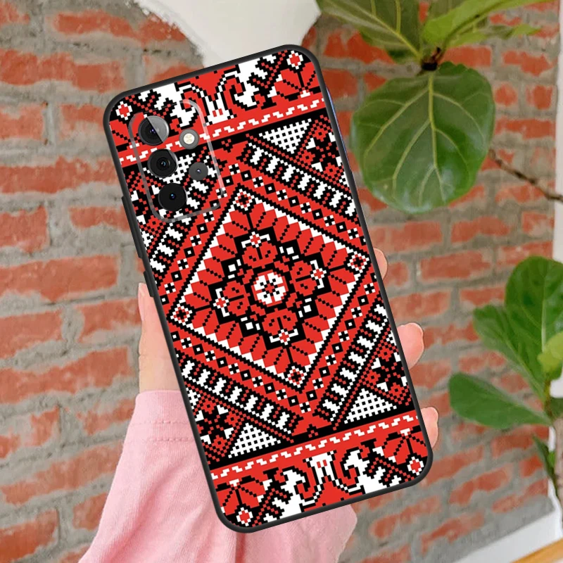 Ukraine Ornament Pattern Phone Case For Samsung Galaxy A54 A34 A14 A55 A35 A25 A15 A52 A32 A12 A51 A71 A13 A33 A53