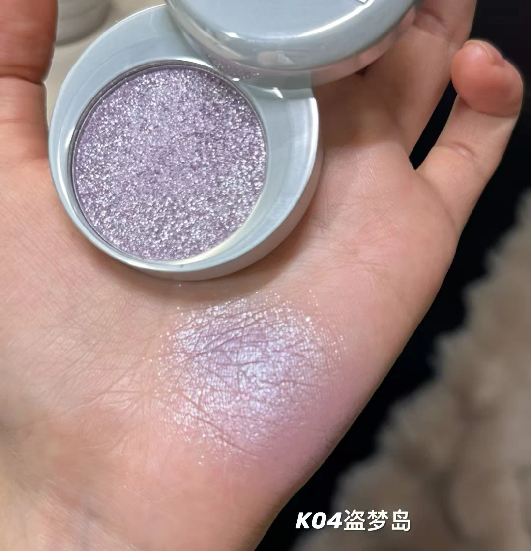 Uhue อายแชโดว์ High Gloss Powder Cream Glitter Pearlescent Smoky Polar Shimmer Fine Flash Long Lasting Single Eye Shadow แต่งหน้า