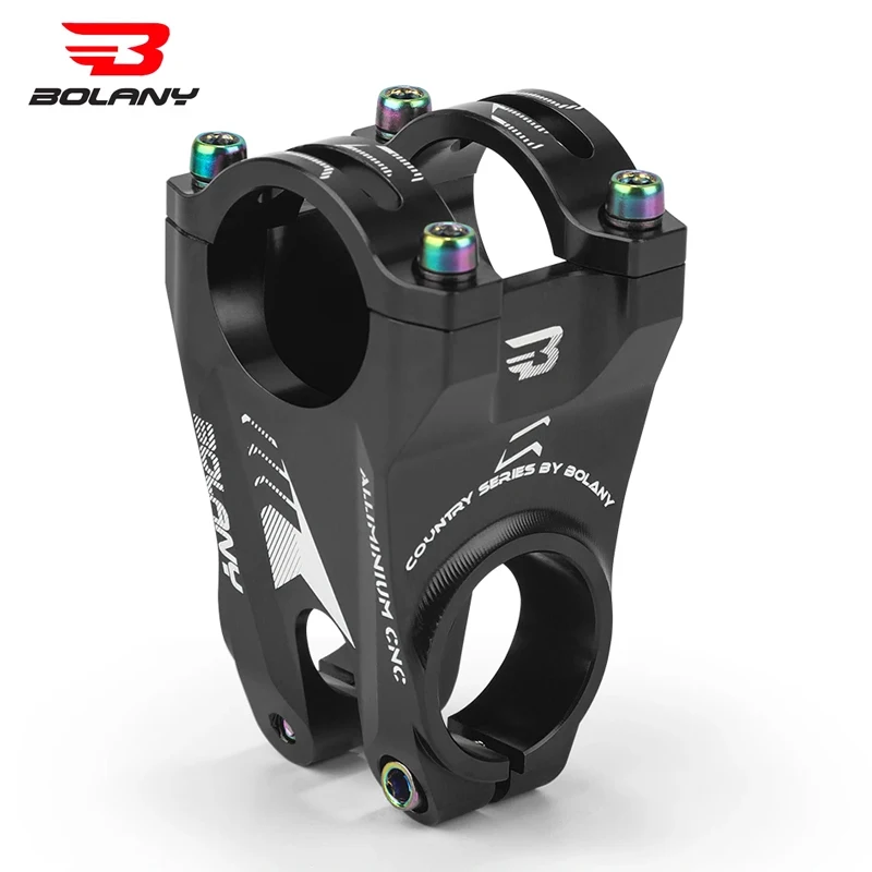 

BOLANY Ultralight Aluminum Alloy MTB Downhill Short Stem: 35mm, High - Power Handlebar Stem for Mountain Bikes