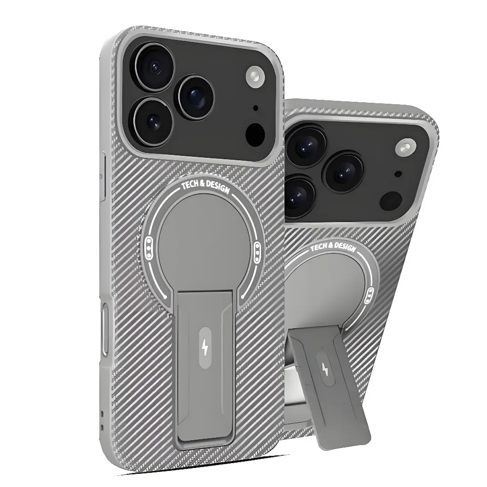 

Роскошный магнитный чехол с невидимой подставкой для iPhone 17, 16E, 15, 14, 11, 12, 13 Pro Max, жесткий матовый чехол с защитой от падения для Magsafe Cover