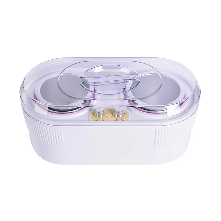 Wallybeauty Double Pot 350W Wax Heater Paraffin Wax Warmer Professional Depilatory Hair Removal Wax heater